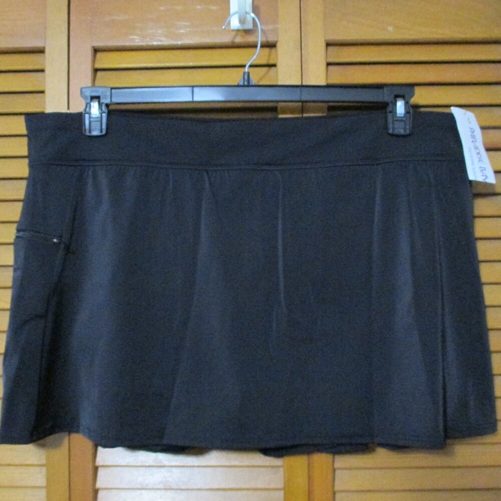 Paradise Bay NEW black bathing suit bottom with skirt attached size 22W